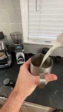 How I make maple lattes on the breville barista pro