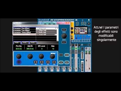 Soundcraft Si Series Tutorial utilizzo effetti