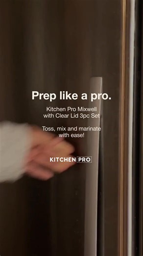 11K views · 39 reactions | Prep like a pro with this set of three stainless steel mixing bowls - perfect for mixing batter, tossing salad ingredients or making sauces and marinades. Each bowl also comes with an airtight, clear plastic lid to keep ingredients fresh when storing. Shop the Kitchen Pro Mixwell range in store or online at Kitchen Warehouse. | Kitchen Warehouse | Facebook