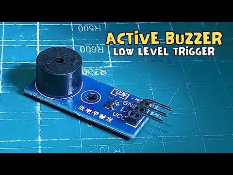 Active Buzzer Low Level Trigger_ S8550 Transistor Driver On-Board