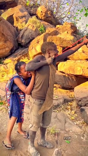 Chaaba's First Hunt with His Wife! 😍🏹🔥 | African Village Life. #shortsfeed