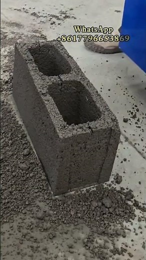 Portable Manual Hollow Brick Making Machine Small Mobile Cement Concrete Block Molding Machine