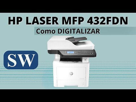 Como escanear na impressora HP Laserjet MFP 432FDN