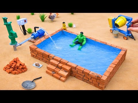 DIY Mini Water Pump Swimming Pool Build