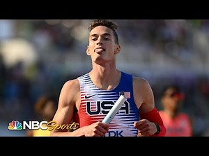 Team USA dominates 4x400 relay heat, will race for yet another gold in Worlds final | NBC Sports