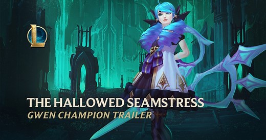 Gwen must unravel her past to protect the future.🧵🪡✂️ Armed with scissors, needles, and thread, Gwen must unravel the mysteries of her past while using her tools to take down evil—wherever he may be. | League of Legends