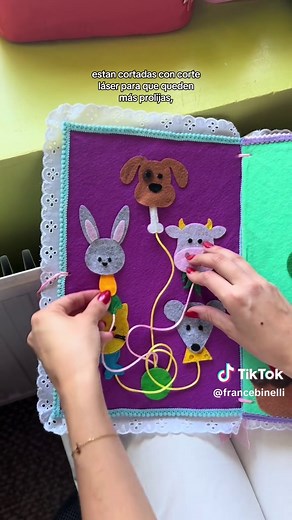 Cómo Hacer un Libro Sensorial de Fieltro para Niños