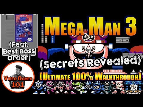 Mega Man 3 Walkthrough | 100% Guide w/Boss Order | Video Games 101