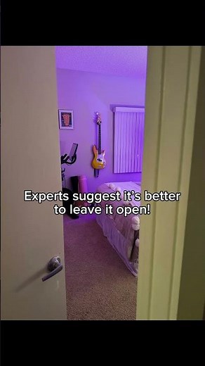 why you should sleep with your bedroom door open 🚪🐈