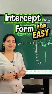 Intercept Form Made Easy #shorts #quadratics
