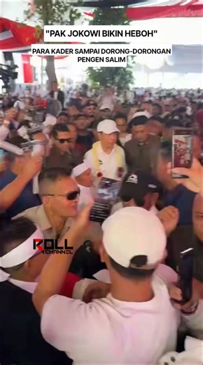 Jokowi Bikin Heboh, Kader Sampai Dorong-Dorongan #jokowi #jokowidodo #kaesangpangarep