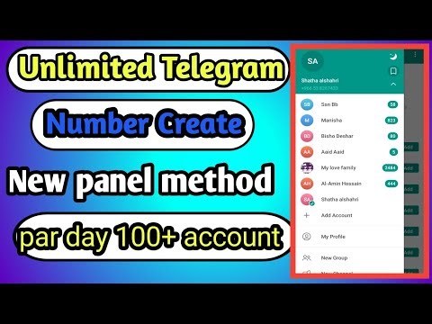 how to create Unlimited telegram number new method ￼2025