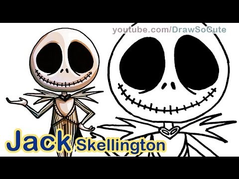 How to Draw Jack Skellington Pumpkin King Easy