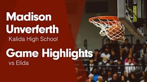 Madison Unverferth Game Report: @ Liberty-Benton