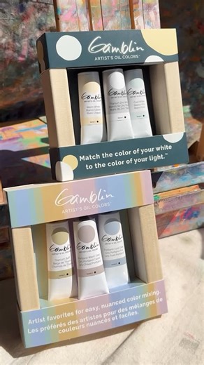 Gamblin Artists Colors | We’re excited to launch two fantastic painting sets for your studio. Fresh off the shelf and ready for the easel, these White and Grey... | Instagram