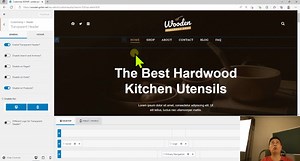 自建独立站教程:transparent header。找建站公司你就OUT了。