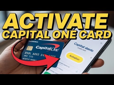 How to activate Capital One credit card - Fast Fix