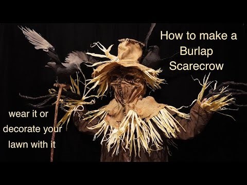 How to make a Burlap Scarecrow