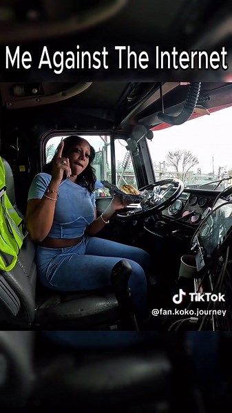 End ME AGAINST THE INTERNET #kokosjourney #truck #trucking #femaletrucker #truckdriver