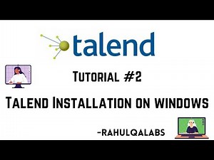 Talend ETL|Talend Data Studio installation on windows | Rahul QA Labs | 2022
