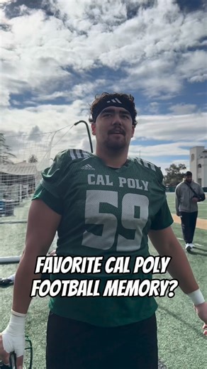 Asking some of our seniors their favorite memory from Cal Poly Football 🐎🏈 #RideHigh | Cal Poly Football