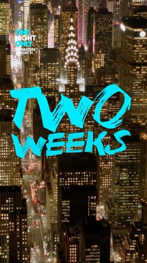 one night only is just TWO WEEKS away 🩵