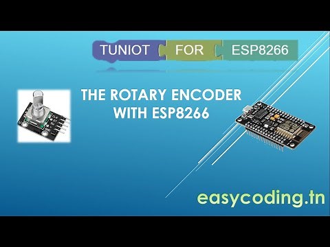 NodeMcu (ESP8266) Tutorial A-31: The rotary encoder