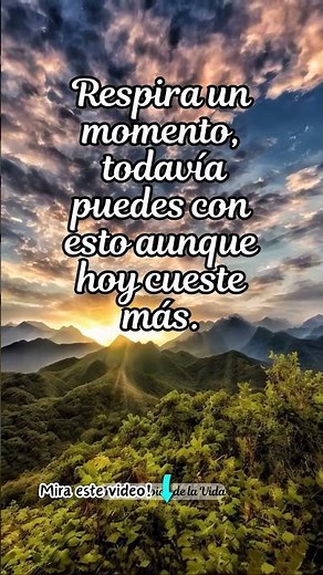 Respira, todavía puedes con esto aunque hoy cueste más | Frase motivadora