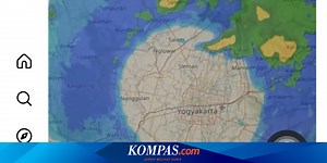 Ramai soal Citra Radar Cuaca di Jogja Mirip Payung “Berlubang”, Ini Kata BMKG