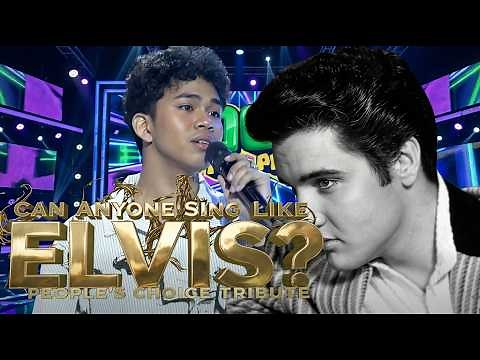 Can Anyone Sing Like Elvis? Jerome Evardome Blows Everyone Away! | Eat Bulaga "The Clones"