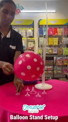 How to Install Balloon Stand #diy #craftideas #homedecor #birthday #festival #balloondecoration