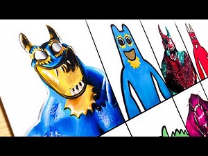 Drawing Monsters : All New BOSSES VS CARTOON - Garten Of Banban 8