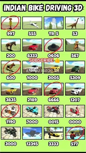 HIDDAN CHEAT CODE 💥 INDIAN BIKE DRIVING 3D #prakashsimulator #indianbikesdriving3d #cheatcode#shorts