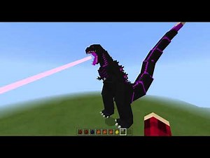 SHIN-GODZILLA MOD IN MCPE !!!