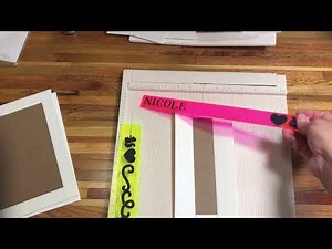 Lay Flat Mini Album Cover & Hinge Process Tutorial