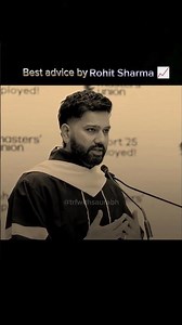 Best advice by Rohit Sharma 📈 #explore #trending #motivation #shorts #trueline #rohitsharma #speech