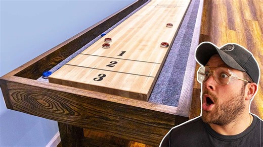 EPIC 14ft. Shuffleboard Build!