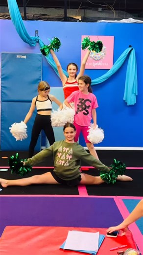 3Cheers Pro Studio on Instagram: "Sleigh all day!🛷📣🤸🏻‍♀️🎄💚 check out our preteen & teen cheer showcase! These talented kiddos did awesome! Always working hard and having fun a blast in cheer and tumbling class! #cheer #cheerleading #cheerleaders #tumbling #gymnastics #cheerandtumble #preteencheerleaders #teencheer #cheershowcase #tumblingskills #cheerdance #pomroutine #cheermotions #cheerdrills #buildconfidence #performance #3cheers #3cheersprostudio #fairfieldnj #dancestudio #essexcountyn