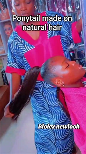 ponytail 🔥#biolexnewlook #ponytail