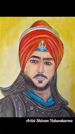 Top 6 Sikh Gurus Drawing 🙏#top6 #guru #drawing #gurugobindsinghji #chaarsahibzaade #chhotesahibzade