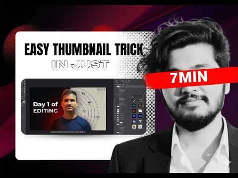 How to Make a YouTube Thumbnail in Photoshop | Beginner to Pro Tutorial