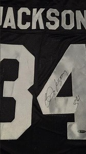 Bo Jackson Signed Raiders Jersey! @SpineTicks #raiders #raiders4life #memorabilia #bojackson