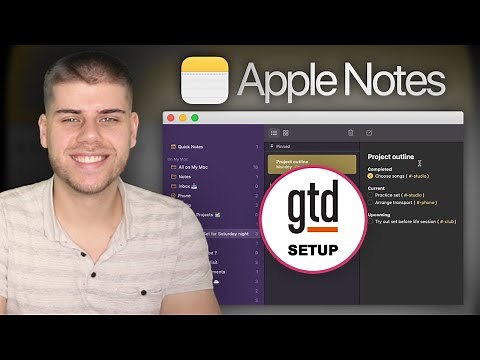 How to use APPLE NOTES for Getting Things Done (GTD)