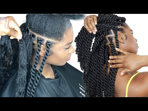 BEST WAY TO DO YARN TWIST! NO RUBBER BANDS | GRIP TWIST BRAIDS | GRIP ROOTS