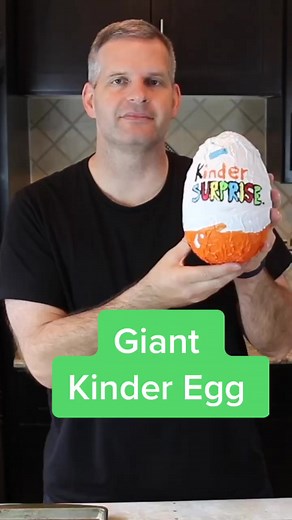 Giant Kinder Surprise Egg Fun