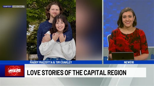 Congratulations Maddy Mazzotta & Tim Coakley on your engagement! 🎉 The BEST way to kick off the return of Love Stories of the Capital Region. More romance is coming your way this week, I hope you're excited - I know I am!! | Cassie Hudson