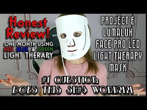 2025 Honest Review: 1 Month Using Project E LumaLux Face Pro LED Light Therapy Mask Red Blue Green
