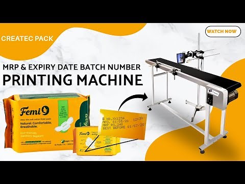 Online Batch Coding Machine For MRP, Expiry Date, batch Number Printing Machine