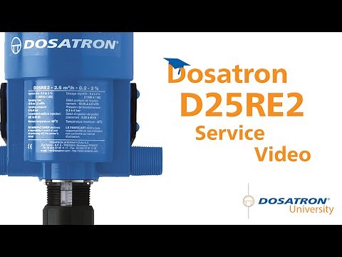 Dosatron's D25RE2 Service Video