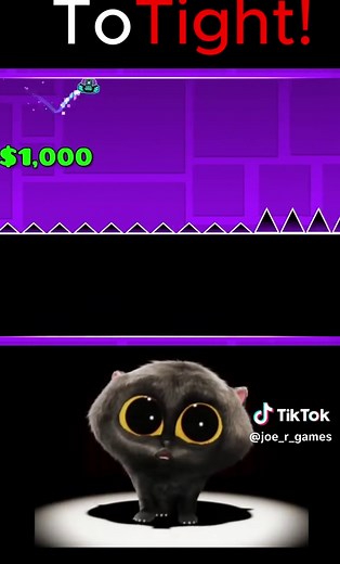 Scatman Mini UFO Spam Challenge in Geometry Dash!....#ratdance #geometrydash #gamecha #LearnOnTikTok #fyp#foryou